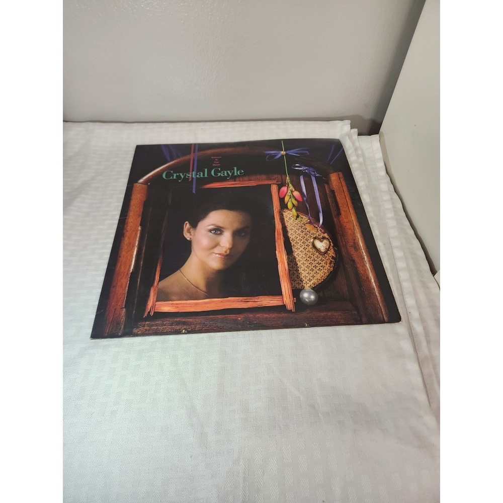 Crystal Gayle Straight To The Heart Vinyl LP Record Album 1986 Country Pop